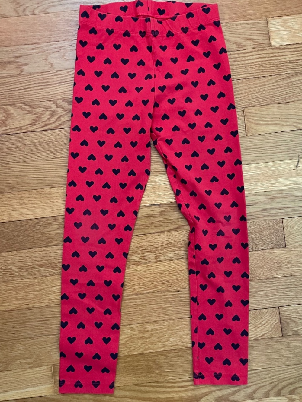 Red heart leggings Primary brand